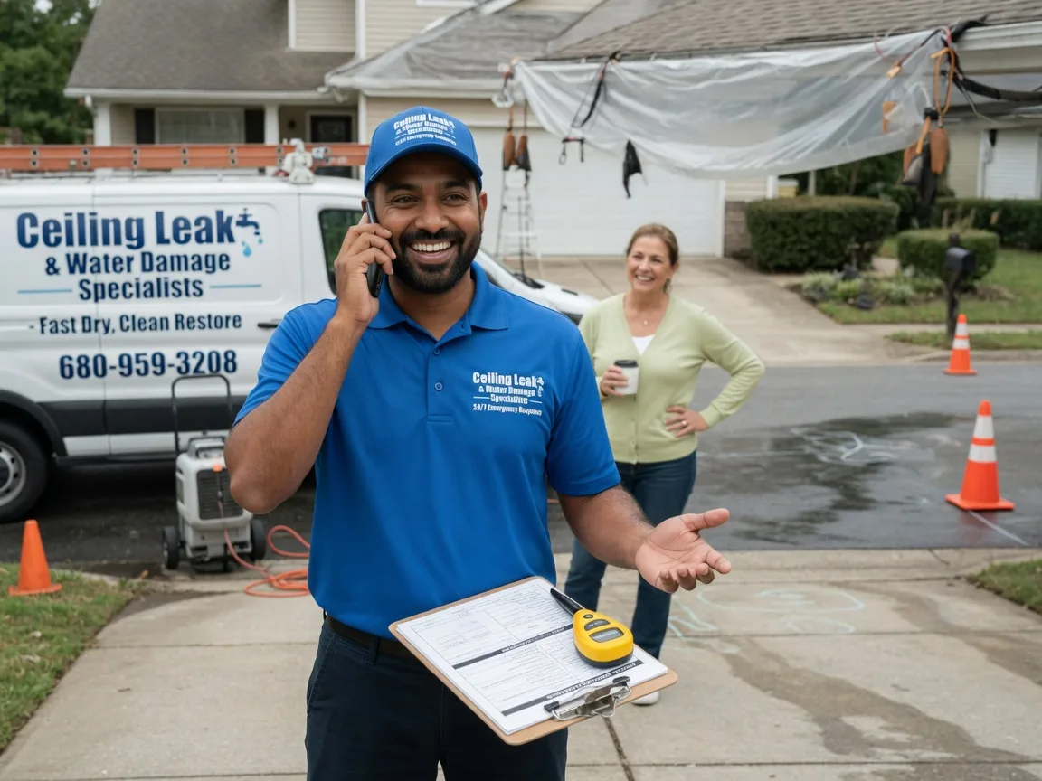 Ceiling Leak Cleanup Enon Valley, PA FAQs